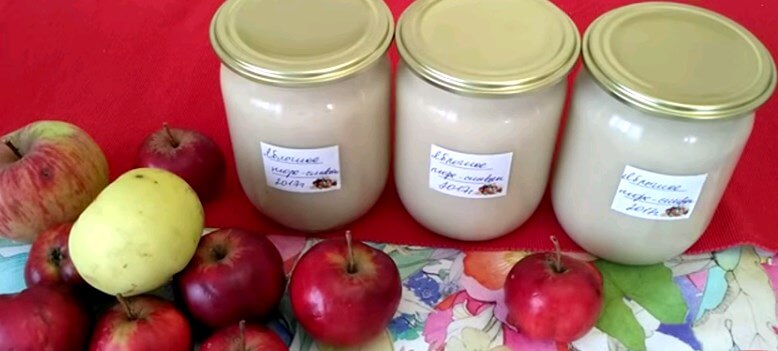 Яблочное пюре со сгущенкой на зиму - ТОП-10 лучших рецептов