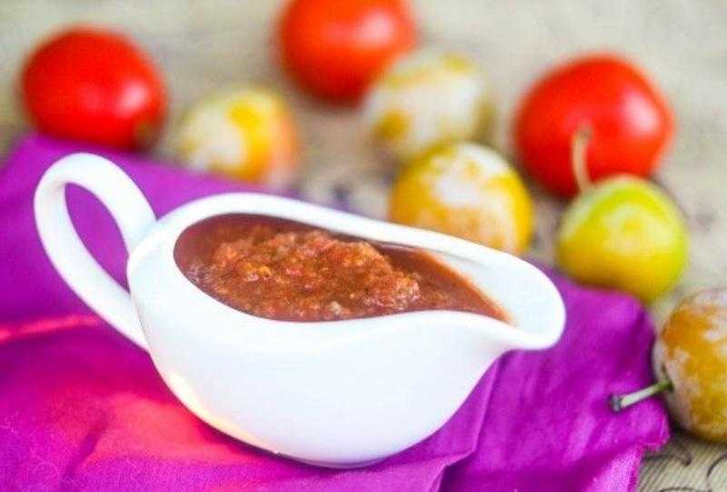 Томатный соус со сливами: подборка рецептов