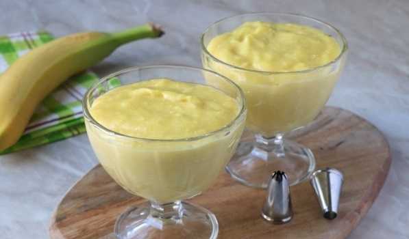 4 лучших рецепта заварного крема с бананом