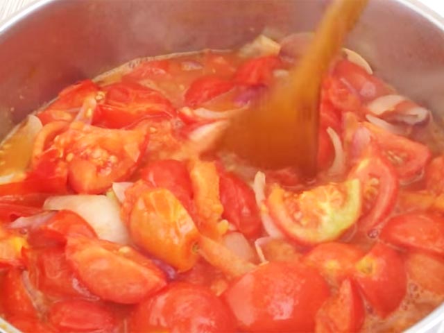 pomidory w zapiekance