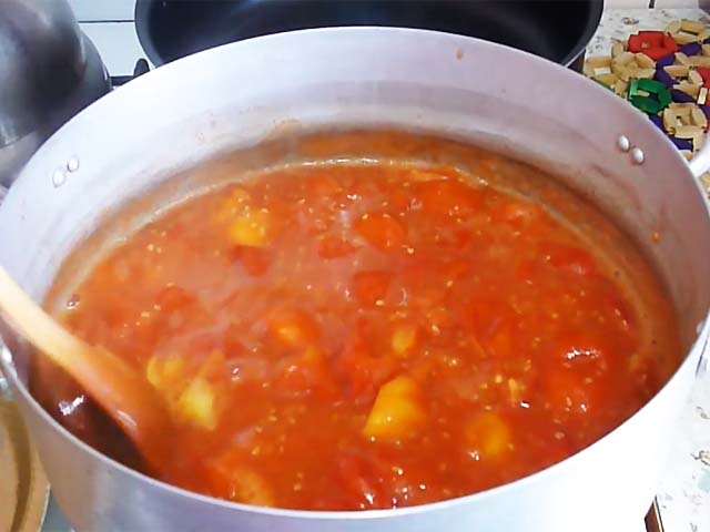 pomidory w zapiekance